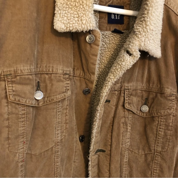 Vintage men’s Gap corduroy/sherpa jacket - Picture 2 of 4